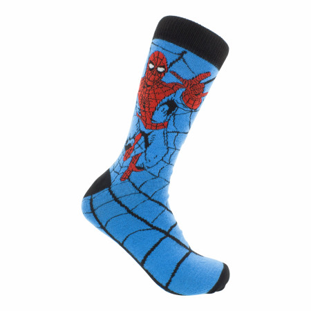 Marvel Avengers Comic Art Men's 6-Pair Pack of Crew Socks